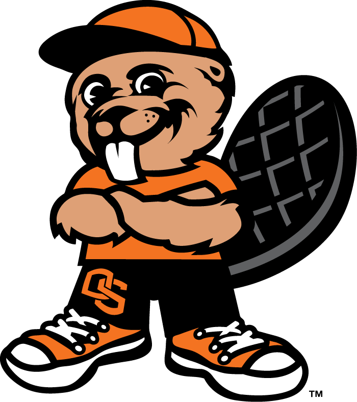 Oregon State Beavers 2007-Pres Mascot Logo iron on transfers for clothing